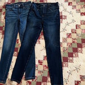 American eagle junior size 4 jegging 2 pair